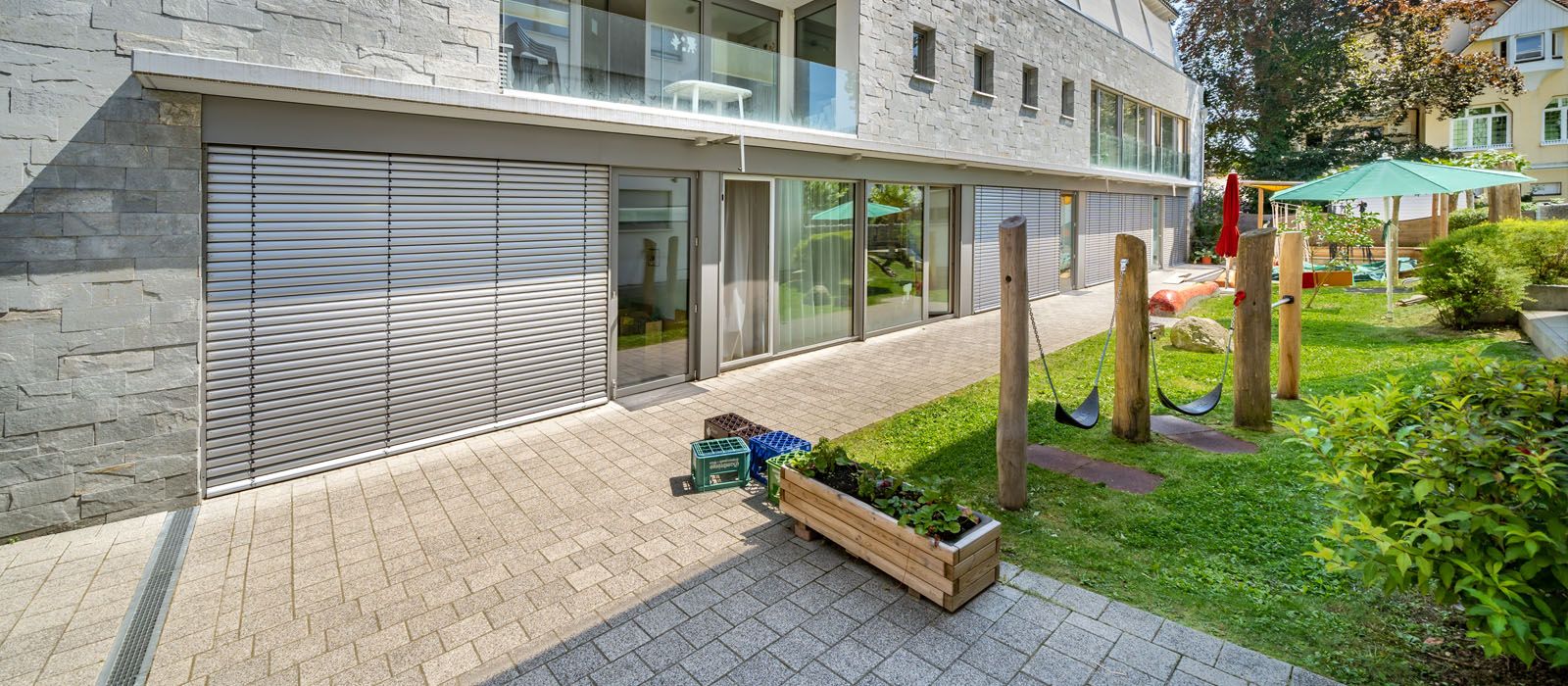 Foto eines Spielzimmers in einem Kindergarten
